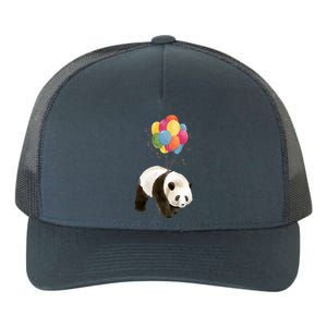 Happy Celebration Panda Balloon Yupoong Adult 5-Panel Trucker Hat