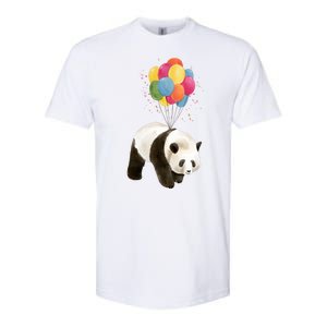 Happy Celebration Panda Balloon Softstyle CVC T-Shirt