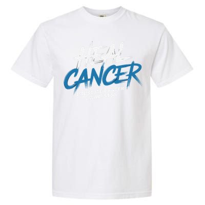 Heal Cancer Prostate Cancer Awareness Month Ribbon Garment-Dyed Heavyweight T-Shirt