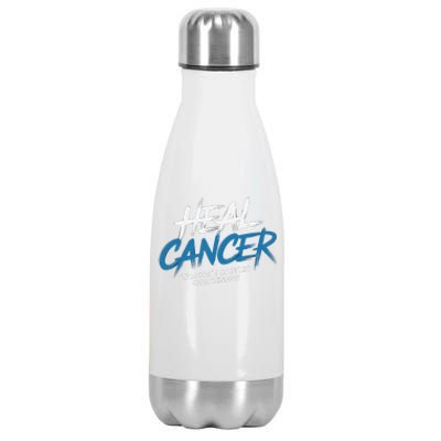 Heal Cancer Prostate Cancer Awareness Month Ribbon Stainless Steel Insulated Water Bottle