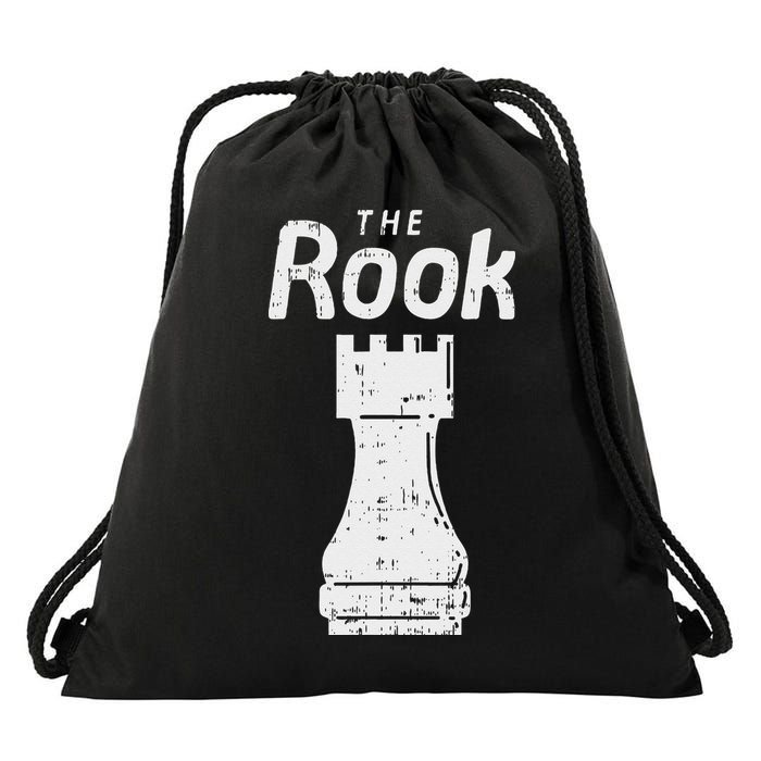 Halloween Chess Piece The Rook Matching Costume Drawstring Bag