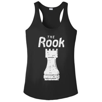 Halloween Chess Piece The Rook Matching Costume Ladies PosiCharge Competitor Racerback Tank