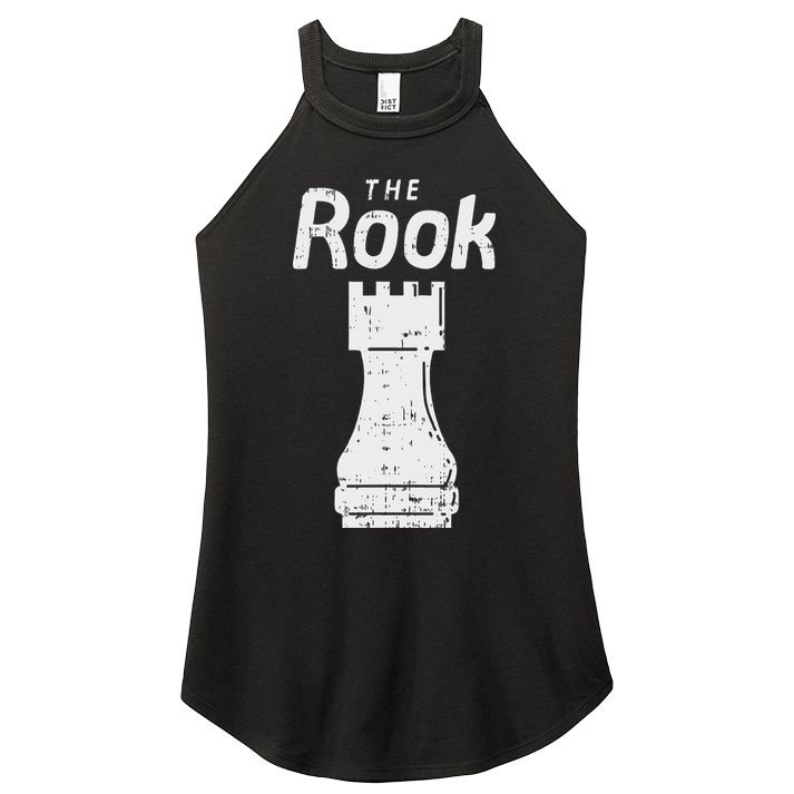 Halloween Chess Piece The Rook Matching Costume Women's Perfect Tri Rocker Tank