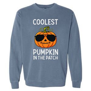 Halloween Coolest Pumpkin In The Patch Garment-Dyed Sweatshirt