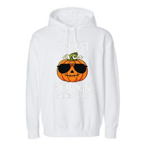 Halloween Coolest Pumpkin In The Patch Garment-Dyed Fleece Hoodie