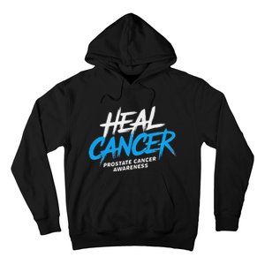 Heal Cancer Prostate Cancer Awareness Month Ribbon Hoodie