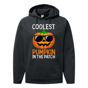 Halloween Coolest Pumpkin In The Patch Performance Fleece Hoodie