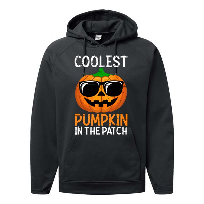 Halloween Coolest Pumpkin In The Patch Performance Fleece Hoodie