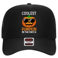 Halloween Coolest Pumpkin In The Patch High Crown Mesh Back Trucker Hat