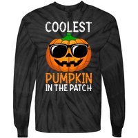 Halloween Coolest Pumpkin In The Patch Tie-Dye Long Sleeve Shirt