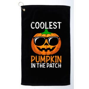 Halloween Coolest Pumpkin In The Patch Platinum Collection Golf Towel