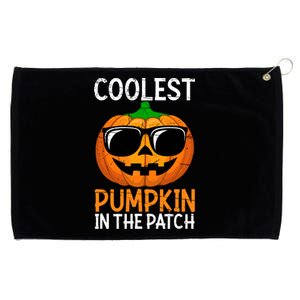 Halloween Coolest Pumpkin In The Patch Grommeted Golf Towel