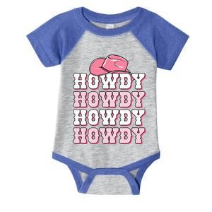 Howdy Cow Print Western Country Cowgirl Texas Rodeo Infant Baby Jersey Bodysuit