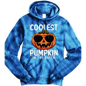 Halloween Coolest Pumpkin In The Patch Tie Dye Hoodie