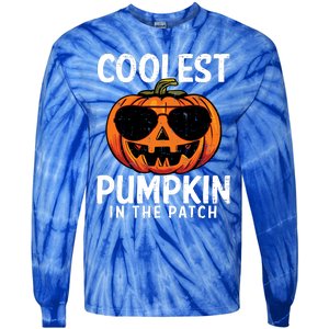 Halloween Coolest Pumpkin In The Patch Tie-Dye Long Sleeve Shirt