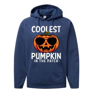 Halloween Coolest Pumpkin In The Patch Performance Fleece Hoodie