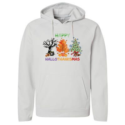 Highland Cow Print Halloween Christmas Performance Fleece Hoodie