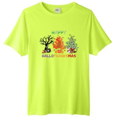 Highland Cow Print Halloween Christmas Tall Fusion ChromaSoft Performance T-Shirt