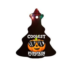 Halloween Coolest Pumpkin In The Patch Ceramic Tree Ornament