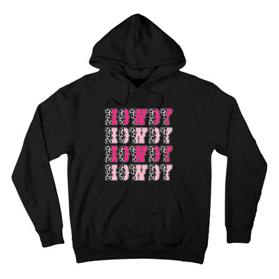 Howdy Cow Print Western Country Cowgirl Texas Rodeo Hoodie