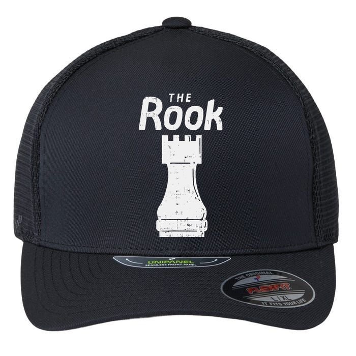 Halloween Chess Piece The Rook Matching Costume Flexfit Unipanel Trucker Cap