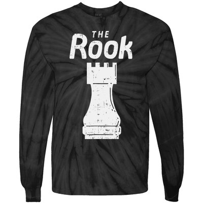 Halloween Chess Piece The Rook Matching Costume Tie-Dye Long Sleeve Shirt
