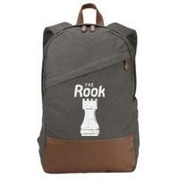 Halloween Chess Piece The Rook Matching Costume Cotton Canvas Backpack