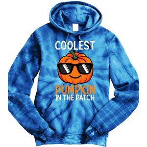 Halloween Coolest Pumpkin In The Patch Tie Dye Hoodie