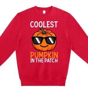 Halloween Coolest Pumpkin In The Patch Premium Crewneck Sweatshirt