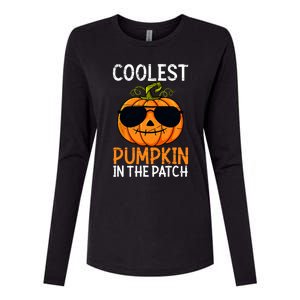 Halloween Coolest Pumpkin In The Patch Womens Cotton Relaxed Long Sleeve T-Shirt