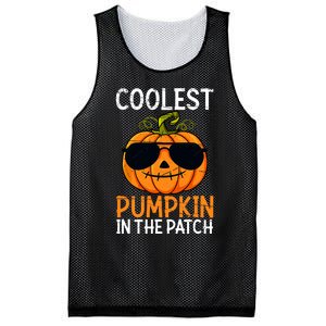 Halloween Coolest Pumpkin In The Patch Mesh Reversible Basketball Jersey Tank