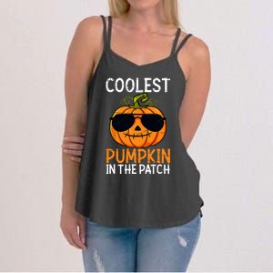 Halloween Coolest Pumpkin In The Patch Women's Strappy Tank