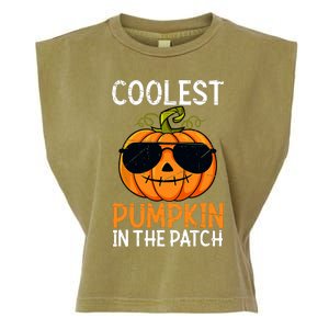 Halloween Coolest Pumpkin In The Patch Garment-Dyed Women's Muscle Tee