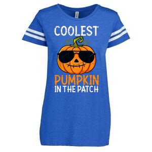 Halloween Coolest Pumpkin In The Patch Enza Ladies Jersey Football T-Shirt