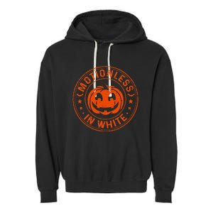 Halloween Costume Pumpkin Scary Garment-Dyed Fleece Hoodie