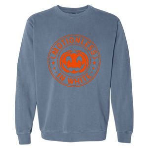 Halloween Costume Pumpkin Scary Garment-Dyed Sweatshirt