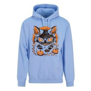 Halloween Cat Pumpkins Unisex Surf Hoodie