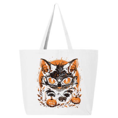 Halloween Cat Pumpkins 25L Jumbo Tote