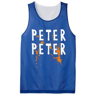 Halloween Costume Peter Pumpkin Eater Splash Mesh Reversible Basketball Jersey Tank