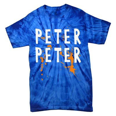 Halloween Costume Peter Pumpkin Eater Splash Tie-Dye T-Shirt