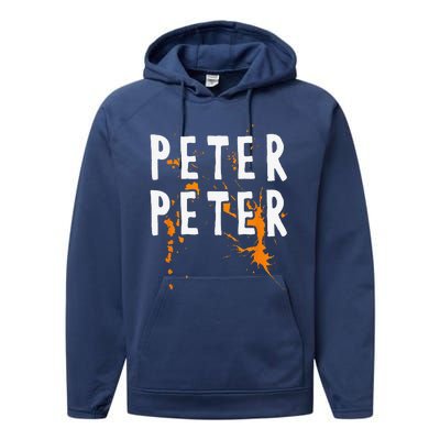 Halloween Costume Peter Pumpkin Eater Splash Performance Fleece Hoodie