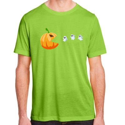 Halloween Costume Pumpkin Eating Ghosts Gift Adult ChromaSoft Performance T-Shirt