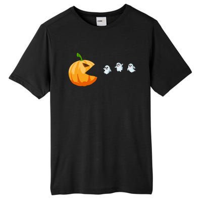 Halloween Costume Pumpkin Eating Ghosts Gift Tall Fusion ChromaSoft Performance T-Shirt