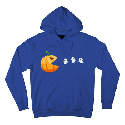 Halloween Costume Pumpkin Eating Ghosts Gift Hoodie