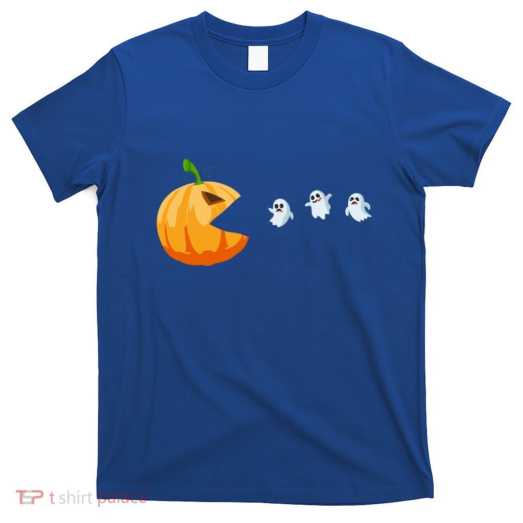 Halloween Costume Pumpkin Eating Ghosts Gift T-Shirt
