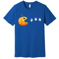 Halloween Costume Pumpkin Eating Ghosts Gift Premium T-Shirt