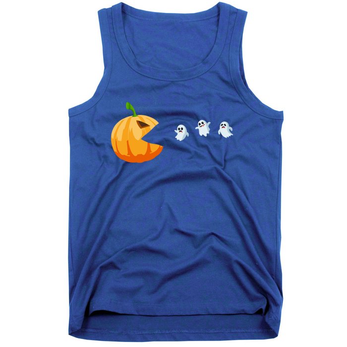 Halloween Costume Pumpkin Eating Ghosts Gift Tank Top