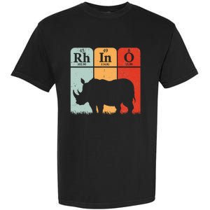 Hippo Chemistry Periodic Table Elements Rhinoceros Lover Garment-Dyed Heavyweight T-Shirt