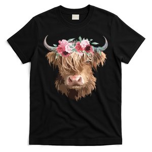 Highland Cow Painting T-Shirt