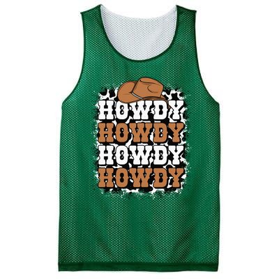 Howdy Cow Print Western Country Cowgirl Cowboy Texas Rodeo Mesh Reversible Basketball Jersey Tank